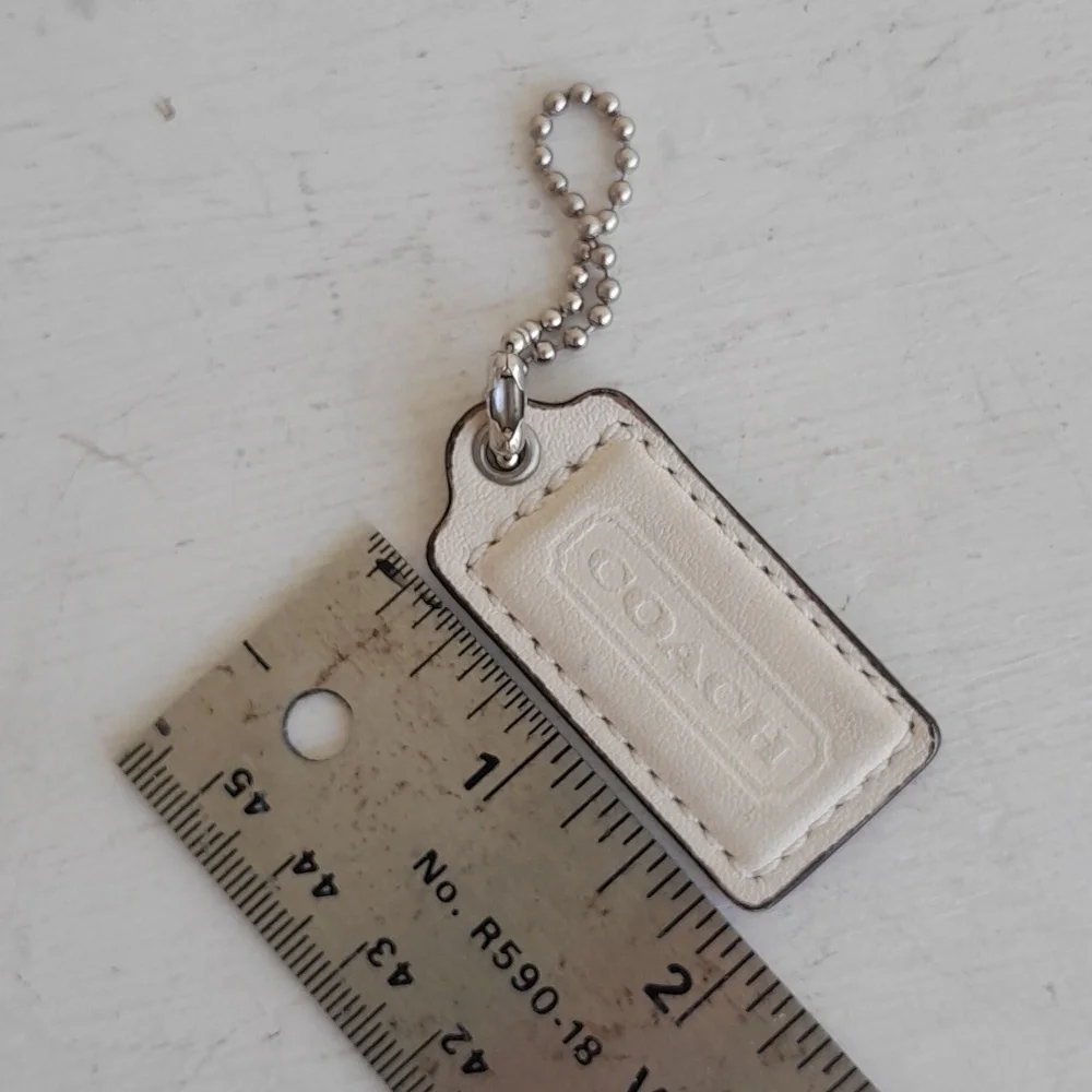 Off White Coach Hang Tag Charm